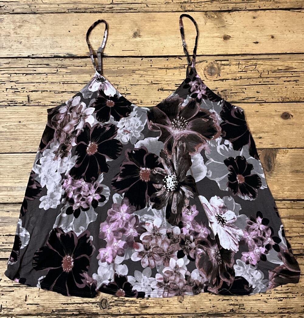 TAHARI Sleepwear Women’s Size S Floral Print Pajama Top